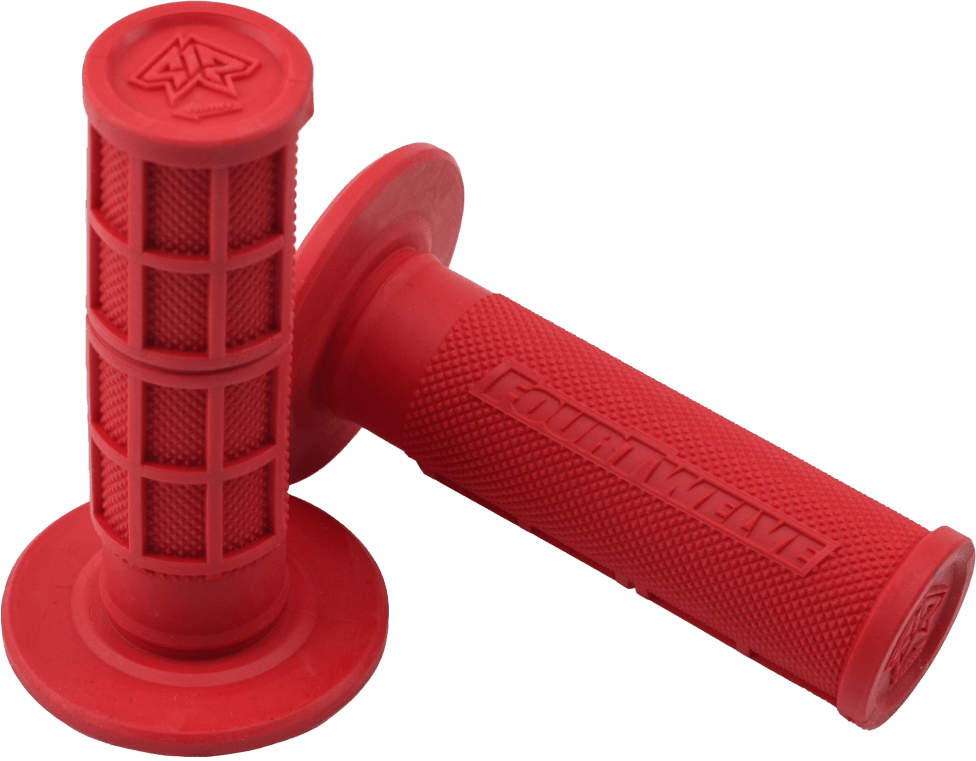 FOUR TWELVE Pee Wee Pit Bike Mini Grips 7/8” Red 412 - G203 - Moto - House MX