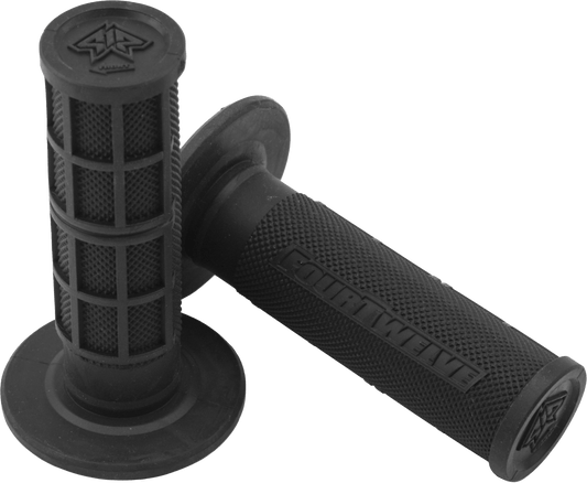 FOUR TWELVE Pee Wee Pit Bike Mini Grips Black 7/8” 412 - G200 - Moto - House MX
