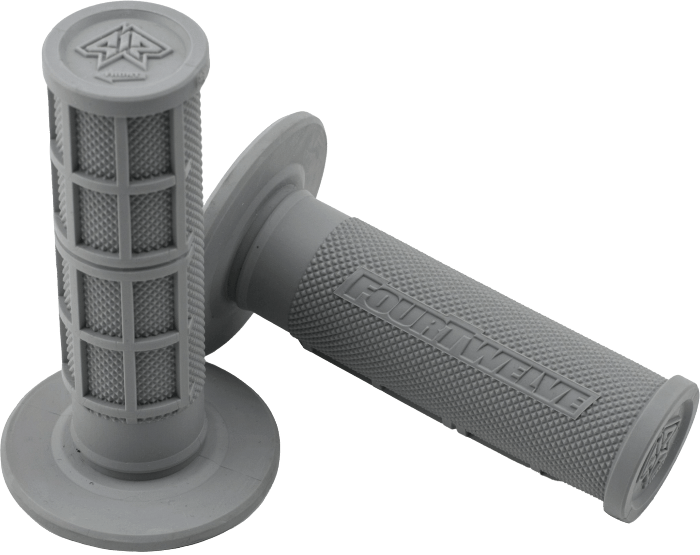 FOUR TWELVE Pee Wee Pit Bike Mini Grips Grey 7/8” 412 - G201 - Moto - House MX