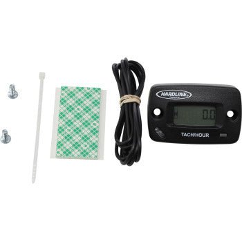 Hardline Hour Meter - HR - 8061 - 2 - Hour/Tach Meter with Log Book - Moto - House MX