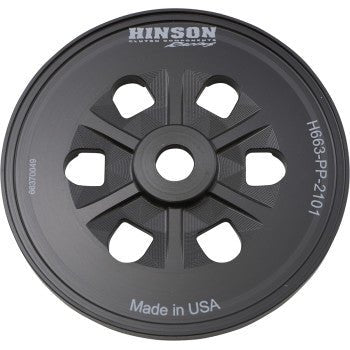 Hinson Racing Billet Pressure Plate - H663 - PP - 2101 - 2021 - 2024 Kawasaki KX450, KX450X, and KX450SR - Moto - House MX