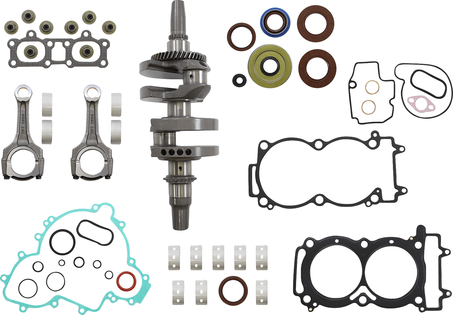 HOT RODS Bottom End Kit for Polaris OE Crankshaft Replacement HR00109 - Moto - House MX
