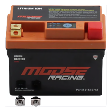 Upgrade Your Kawasaki KLX110, KLX110L, and KLX110R (2003-2017) with Moose Racing Lithium-Ion Battery - HUTZ5S-FP