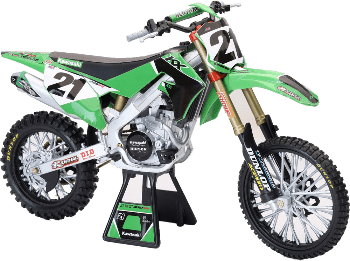 KAWASAKI FACTORY TEAM KX450F JASON ANDERSON #21 - NEW - RAY 1:6 SCALE - Moto - House MX