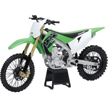 Kawasaki KX 450F 2019 Dirt Bike - 1:12 Scale - Green/White/Black - New Ray Toys - Moto - House MX
