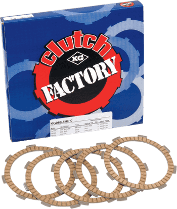 KG Power Sports Kevlar Clutch Friction Plates Kawasaki KX100/KX85 KG068 - 6HPK - Moto - House MX