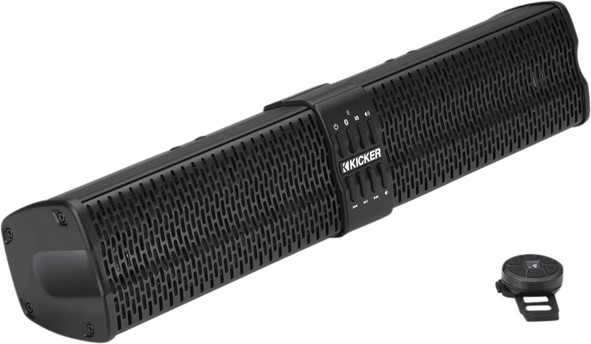 KICKER - 47KPB1 - 21" KPB Powerbar Soundbar Amp Bluetooth Weather - Proof IP66 - UTV Black - Moto - House MX