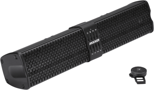KICKER - 47KPB1 - 21" KPB Powerbar Soundbar Amp Bluetooth Weather - Proof IP66 - UTV Black - Moto - House MX