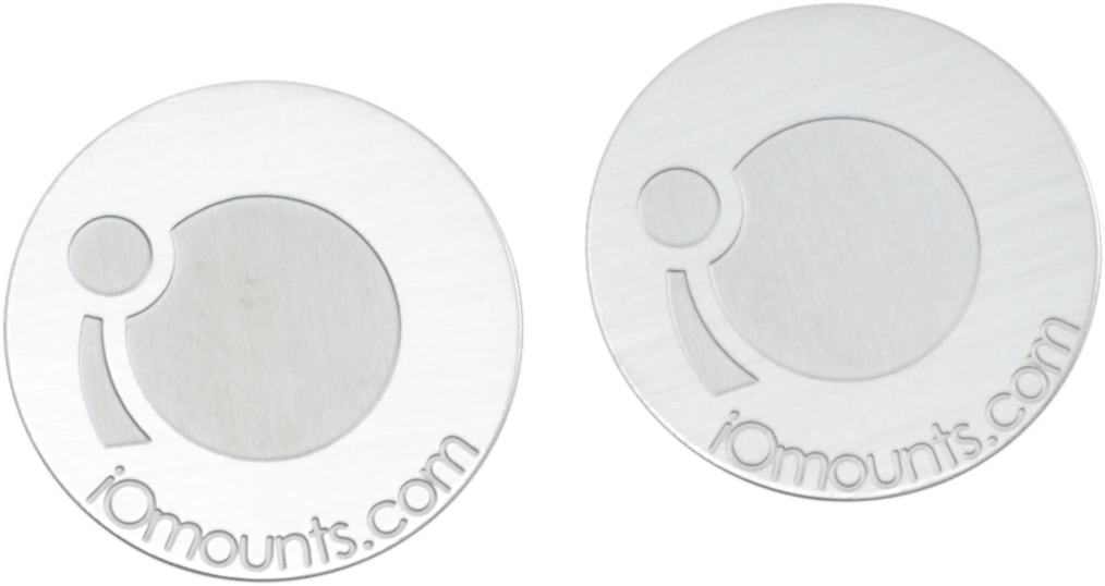 KLOCK WERKS Replacement iOadapt Disc Device Mount – 2 Pack – KWD - RETAILDISC - 2PK - Moto - House MX