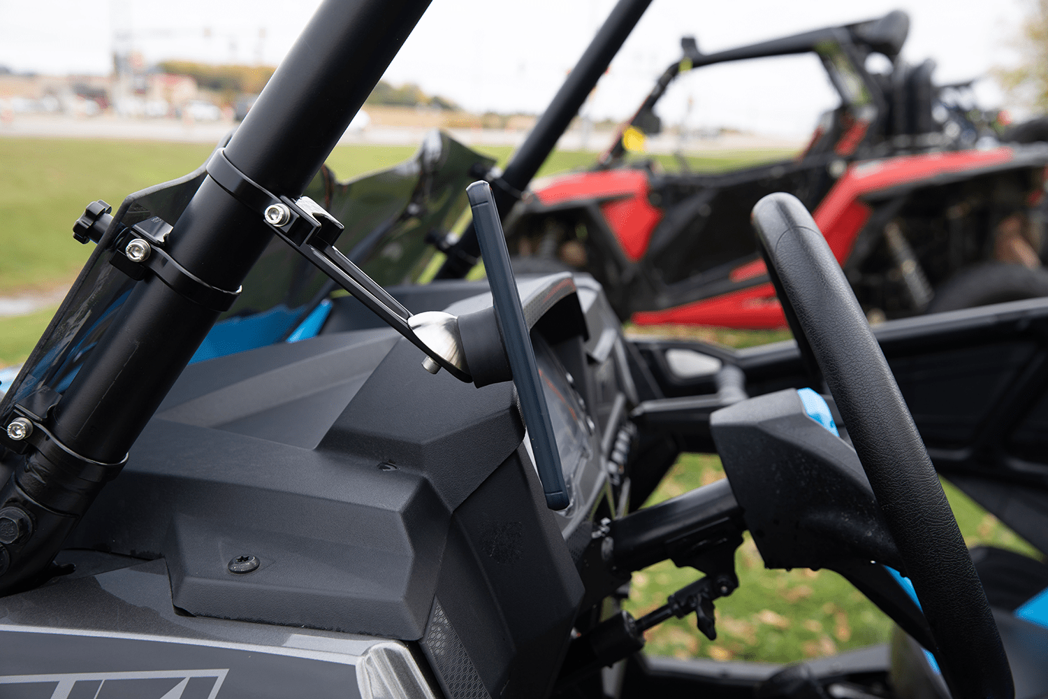 Klock Werks Roll Cage Phone Mount - Offset, 1 - 3/4 inch - KWD - 05 - 0527 - Moto - House MX
