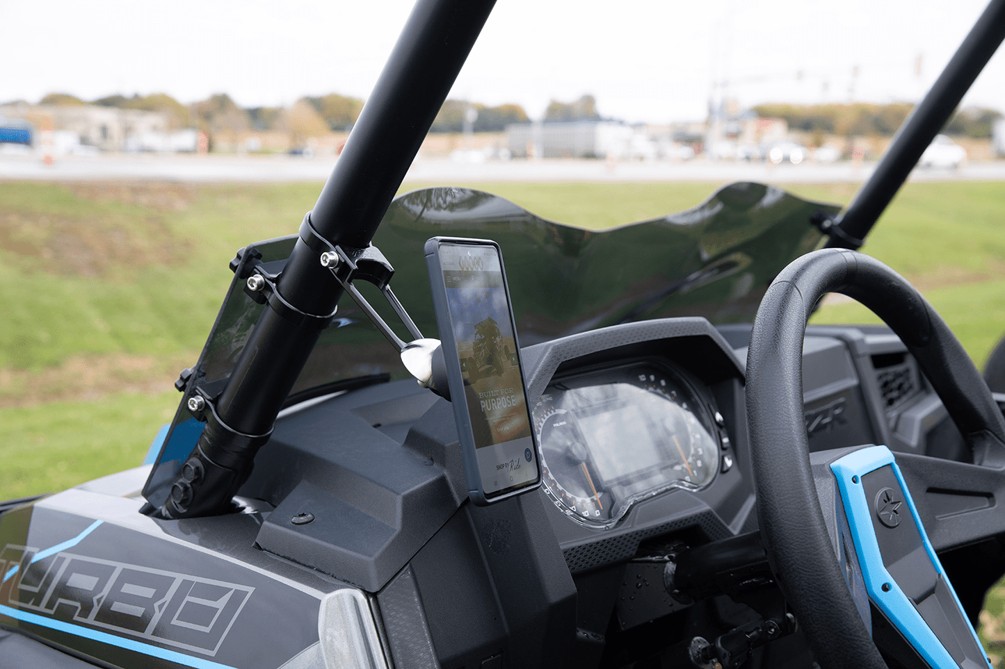 Klock Werks Roll Cage Phone Mount - Offset, 1 - 3/4 inch - KWD - 05 - 0527 - Moto - House MX