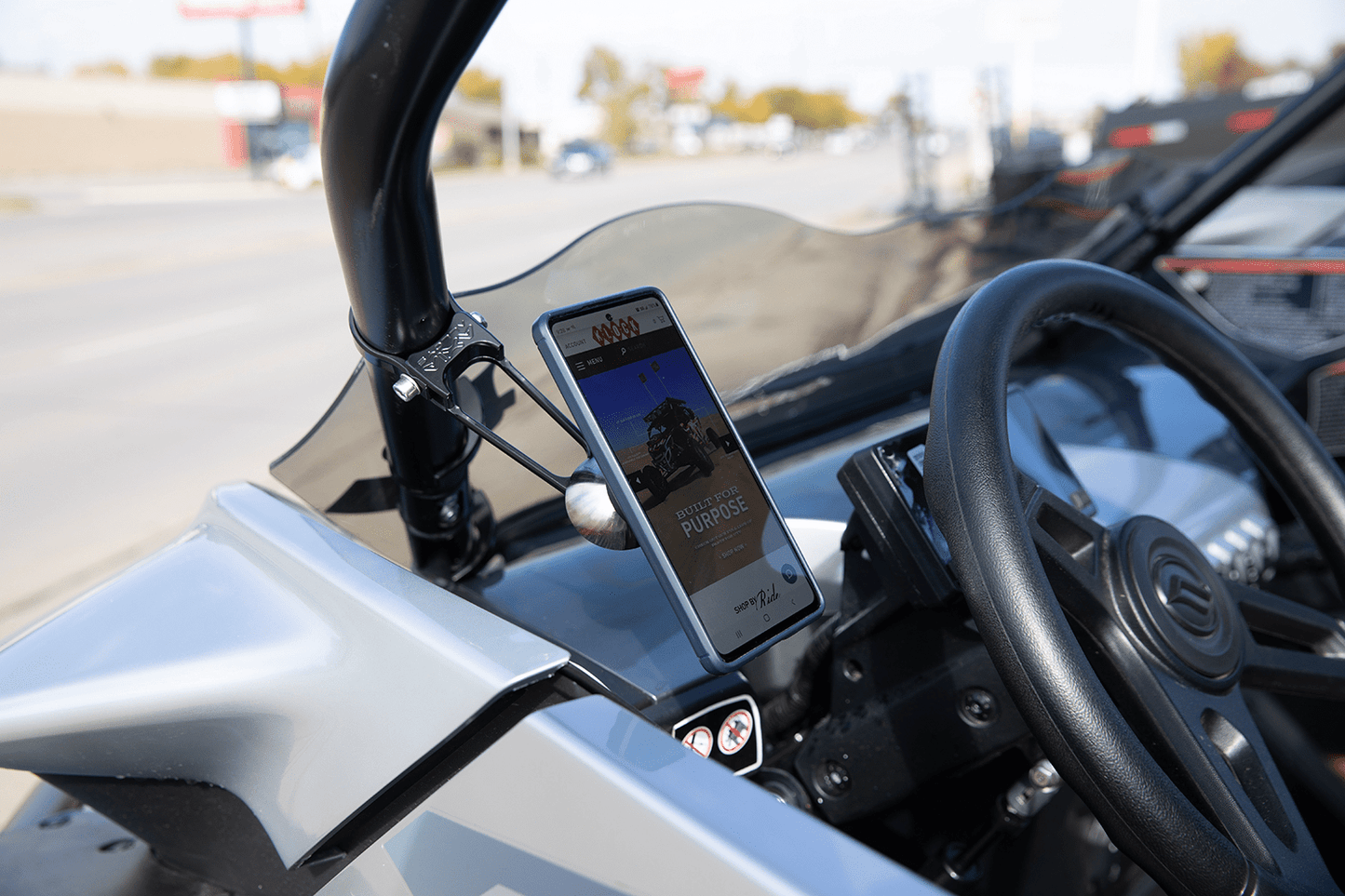 Klock Werks Roll Cage Phone Mount - Offset, 1 - 5/8 Inch - KWD - 05 - 0530 - Moto - House MX