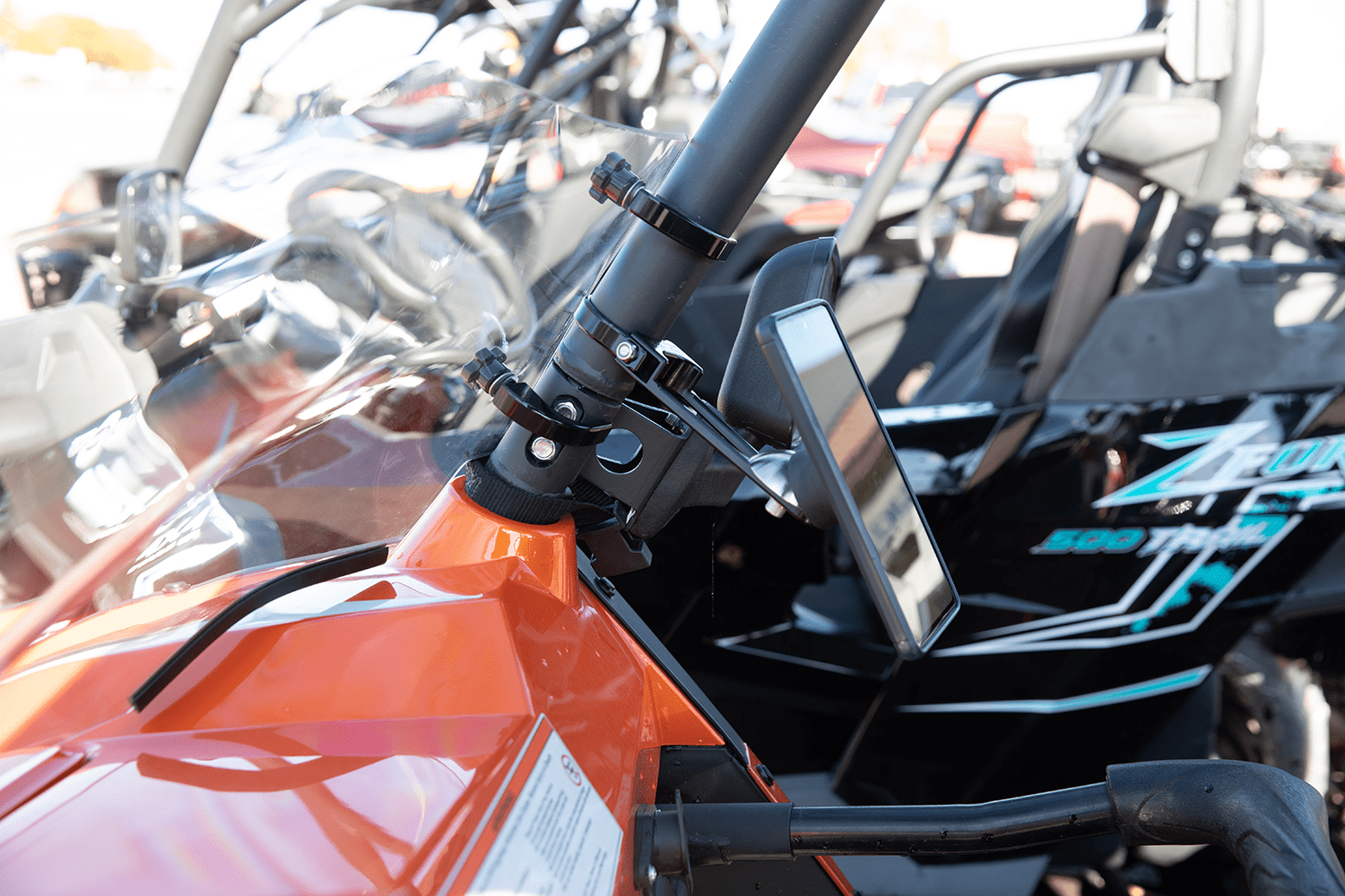 Klock Werks Roll Cage Phone Mount - Offset, 1 - 5/8 Inch - KWD - 05 - 0530 - Moto - House MX
