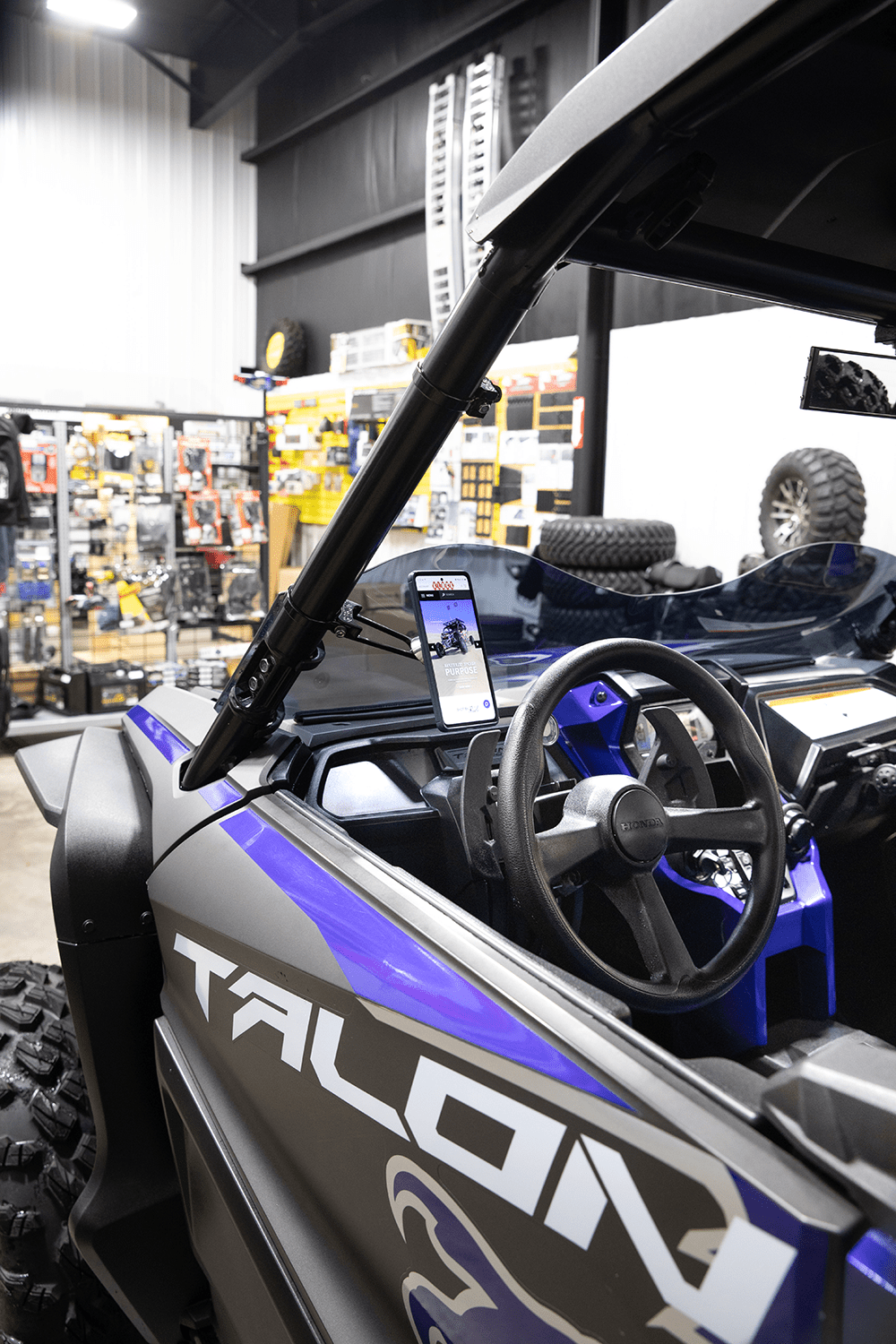 Klock Werks Roll Cage Phone Mount - Offset - 2 inch - KWD - 05 - 0532 - Moto - House MX