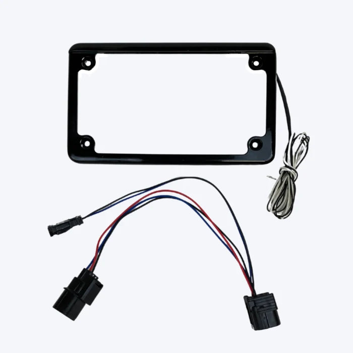 Custom Dynamics CD-LPF-TA LED License Plate Frame Honda Talon Gloss Black - Moto-House MX
