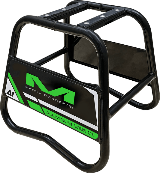 MATRIX CONCEPTS, LLC A1 Stand Aluminum Green A1 - 105 for 85cc to 450cc Bikes - Moto - House MX
