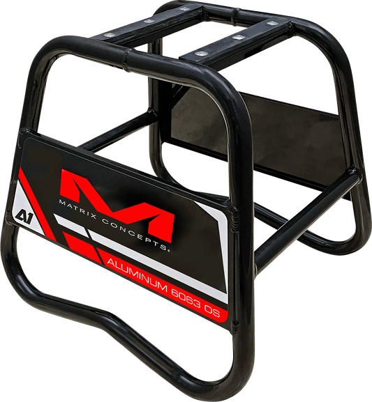 MATRIX Concepts LLC A1 Stand Aluminum Red (Part A1 - 102) for 85cc to 450cc Bikes - Moto - House MX