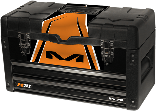 MATRIX CONCEPTS, LLC M31 Worx* Orange Storage Box with Metal Drawers and Tool Tray - Moto - House MX