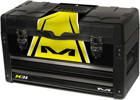 MATRIX CONCEPTS, LLC M31 Worx* Yellow Plastic Toolbox with Metal Drawers - Part M31 - 404 - Moto - House MX