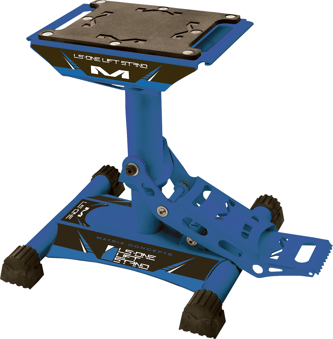 MATRIX Concepts LS1 - 103 Offroad Bike Stand with Anti - Slip Rubber Top and Adjustable Height - Moto - House MX