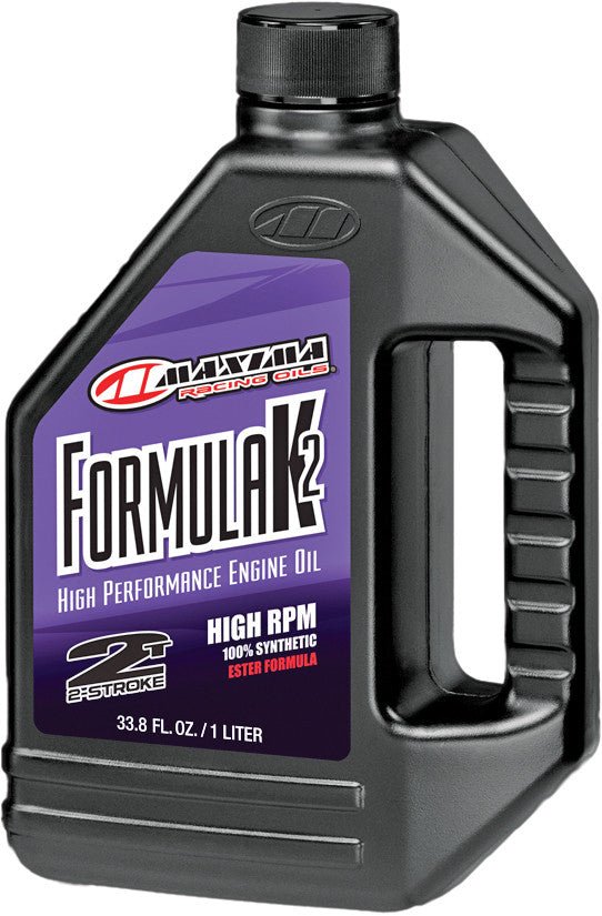 MAXIMA Formula K2 Full synthetic 2 Stroke Pre - Mix Oil - 22901 - 1 Liter - Moto - House MX