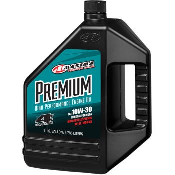 MAXIMA Premium High Performance Mineral 4T Engine Oil 10W - 30 LITER - 30 - 209128 - 1 U.S. gal. - Moto - House MX