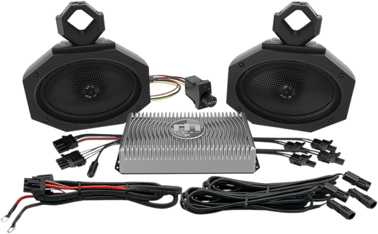 METRIX UTV 1 Complete Audio Kit with Element 1 5x7 Speakers and Bluetooth Receiver/Controller - Moto - House MX