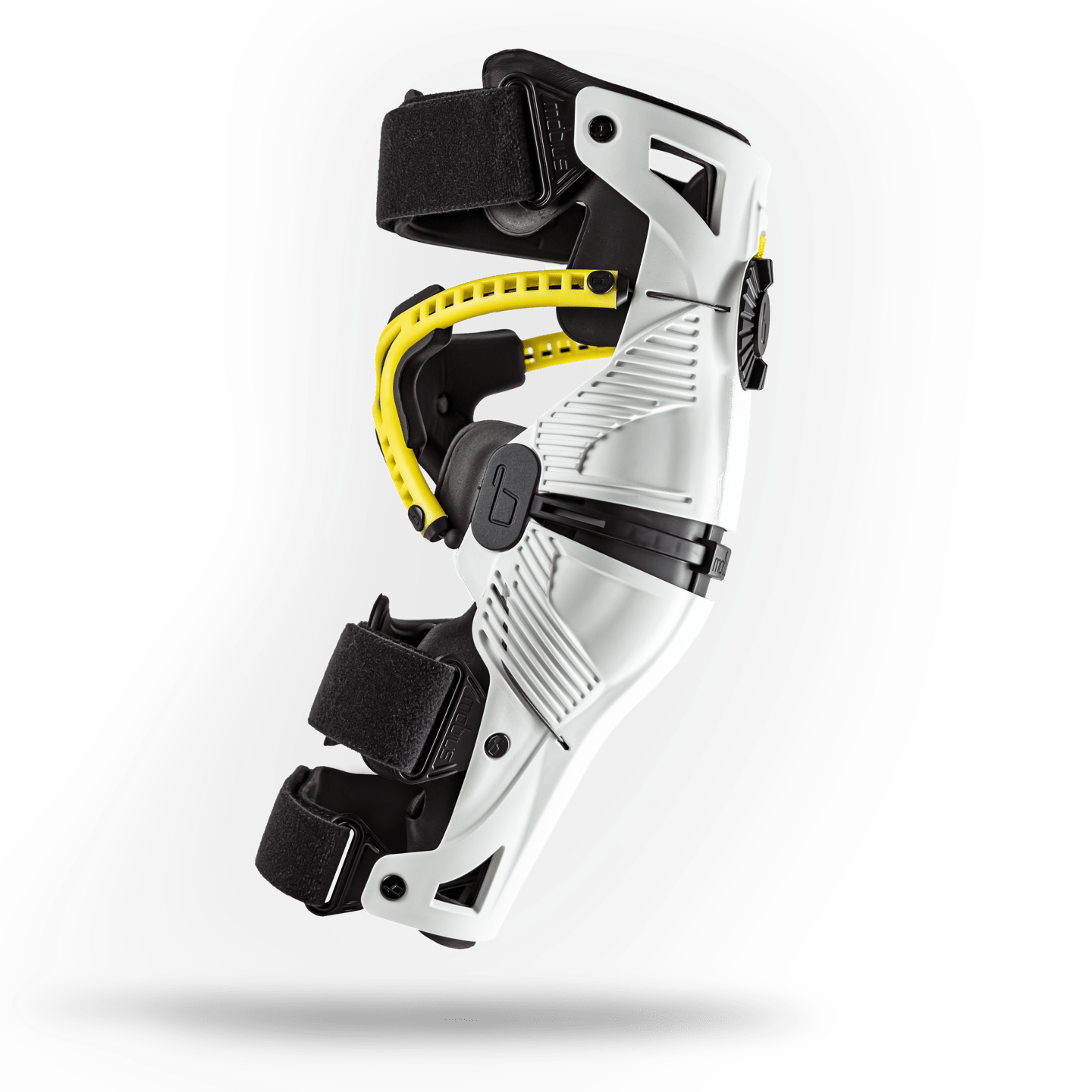 Mobius X8 Knee Braces - Ultimate Protection & Comfort! - White/Yellow - Pair - Moto - House MX