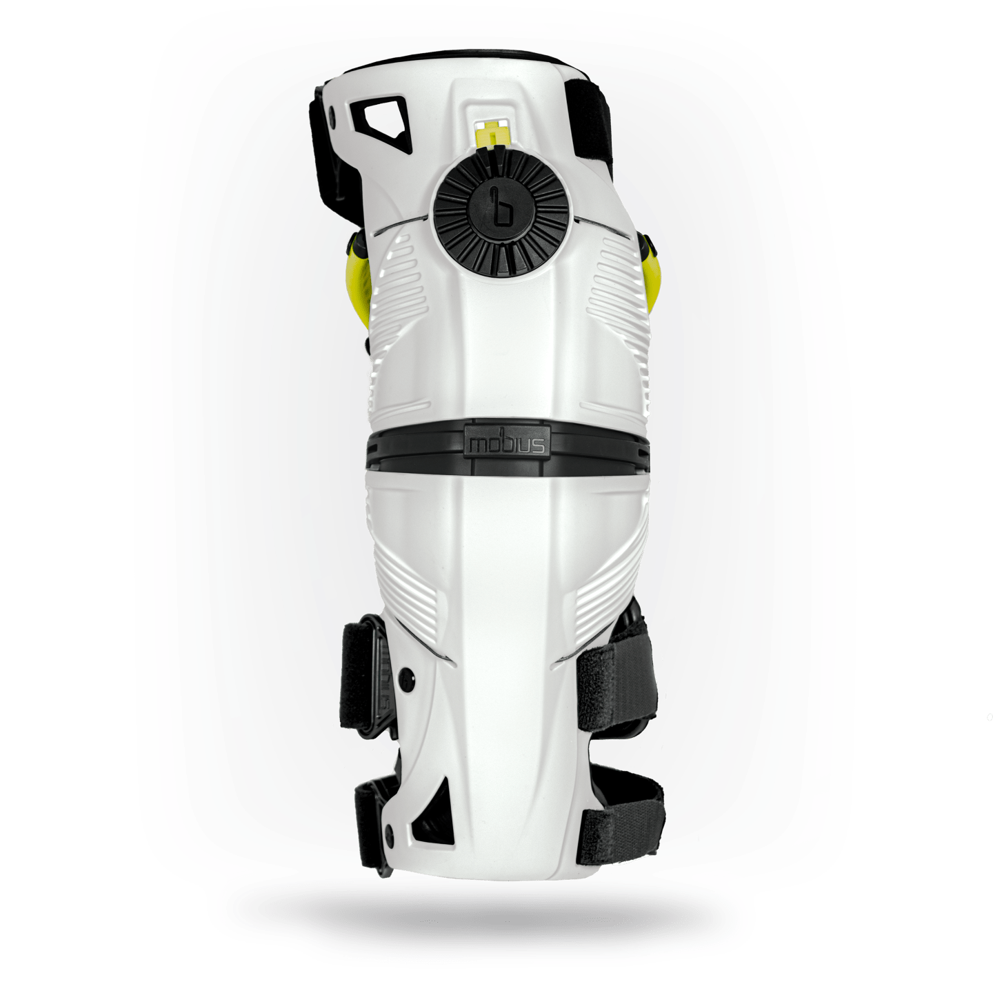 Mobius X8 Knee Braces - Ultimate Protection & Comfort! - White/Yellow - Pair - Moto - House MX
