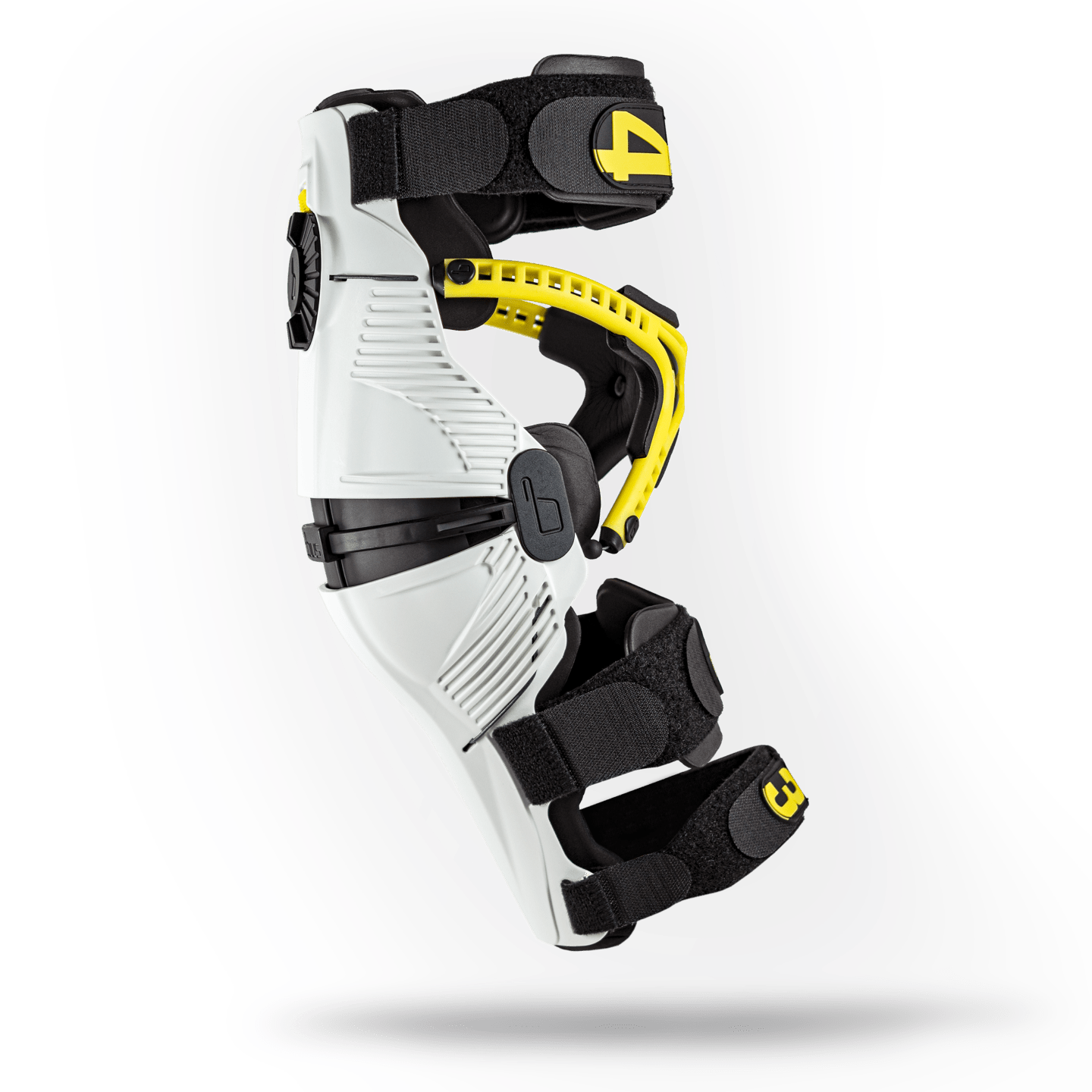 Mobius X8 Knee Braces - Ultimate Protection & Comfort! - White/Yellow - Pair - Moto - House MX