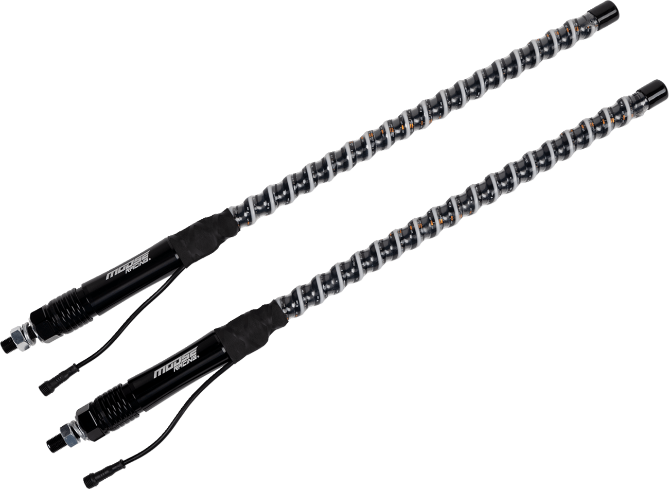Moose Offroad 2040 - 3161 Quick Disconnect Angel Whip Lights 2' Pair ATV UTV - Moto - House MX
