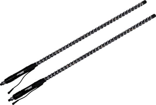 Moose Offroad 2040 - 3162 Quick Disconnect Angel Whip Lights 3' Pair ATV UTV - Moto - House MX