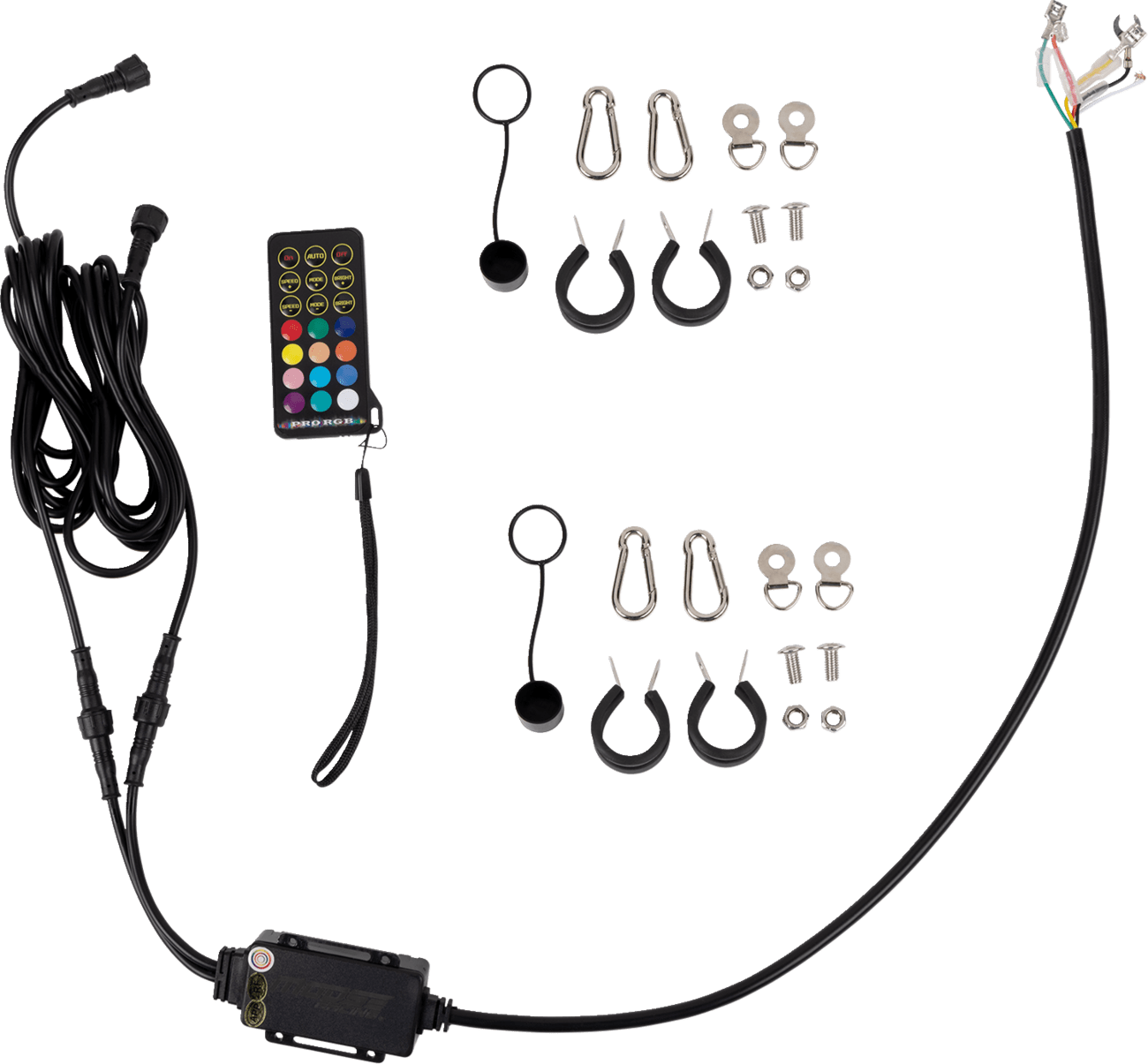 Moose Offroad 2040 - 3162 Quick Disconnect Angel Whip Lights 3' Pair ATV UTV - Moto - House MX