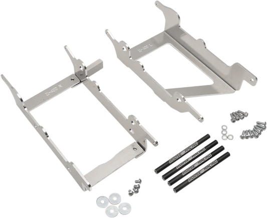 Moose Offroad Beta 11 - 400 Radiator Braces - Silver for Enhanced Protection - Moto - House MX