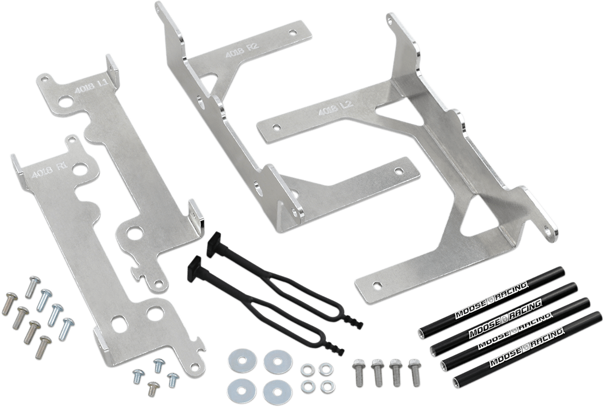 Moose Offroad Beta 11 - 4018 Radiator Braces - Heavy - Duty Aluminum Support for Off - Road Vehicles - Moto - House MX