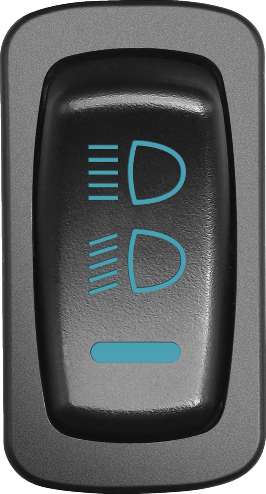 Moose Offroad HDL - CAR - B Blue Headlight Switch for Polaris - Enhanced Off - Road Control - Moto - House MX