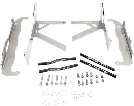 Moose Offroad Honda 11 - 6017 Radiator Braces - Heavy - Duty Aluminum Support for Radiators - Moto - House MX