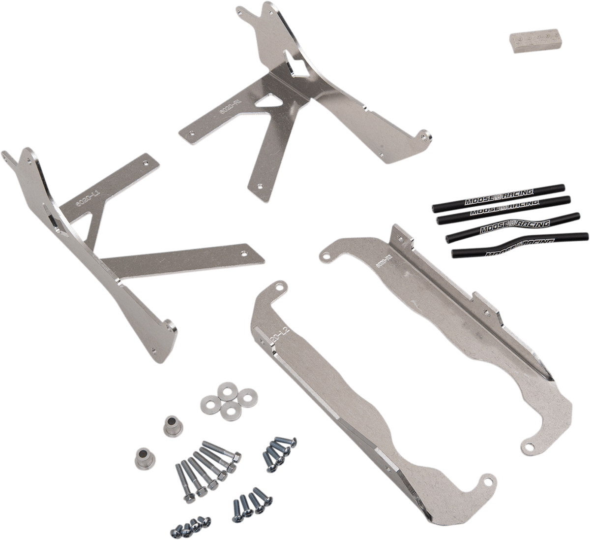 Moose Offroad Honda 11 - 6020 Radiator Braces * Heavy - Duty Aluminum Support for Enhanced Protection - Moto - House MX