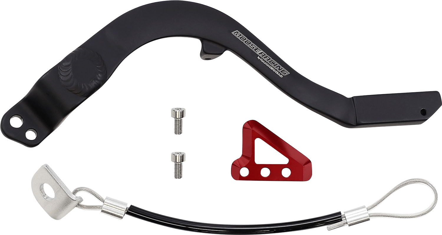 Moose Offroad Honda Brake Pedal in Red (Part Number 82 - 0111 - 21 - 11) - Moto - House MX