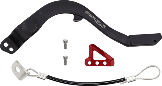 Moose Offroad Honda Brake Pedal in Red (Part Number 82 - 0111 - 21 - 11) - Moto - House MX