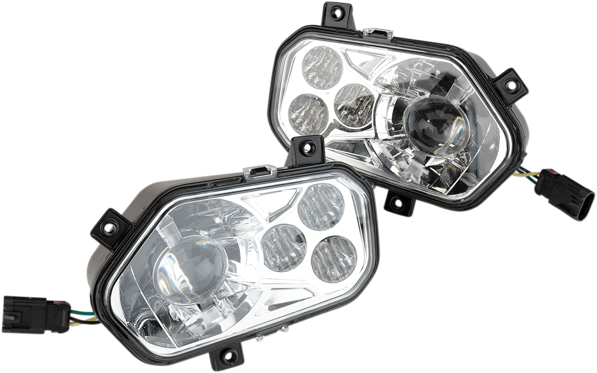 MOOSE OFFROAD LED Headlight for RZR 800/900 * Part No. 100 - 3351 - PU - Moto - House MX