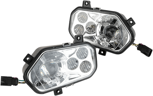 MOOSE OFFROAD LED Headlight for RZR 800/900 * Part No. 100 - 3351 - PU - Moto - House MX