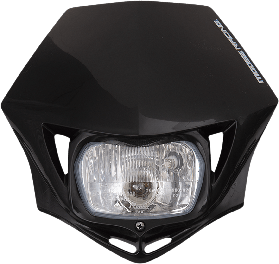 Moose Offroad MMX Headlight - Black with Universal Mounting System (Part Number 8663500026) - Moto - House MX