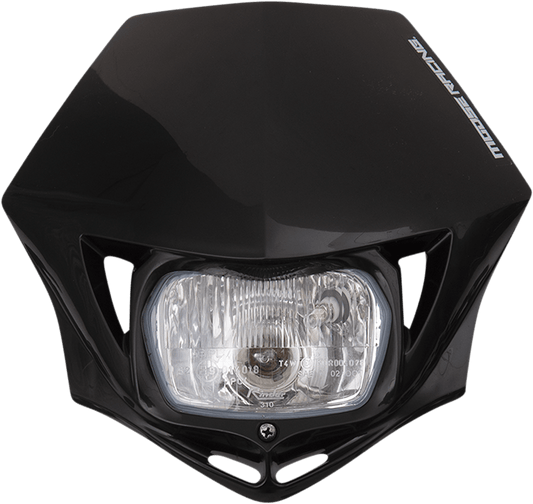 Moose Offroad MMX Headlight - Black with Universal Mounting System (Part Number 8663500026) - Moto - House MX
