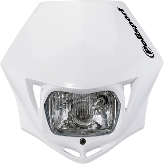 Moose Offroad MMX Headlight - White (Part Number 8663500025) - Moto - House MX