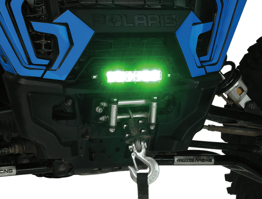 MOOSE OFFROAD MOOSE OFFROAD 8 - Inch Green LED Light Bar MSE - LB8G for Off - Road Vehicles and Marine Use MSE - LB8G - Moto - House MX