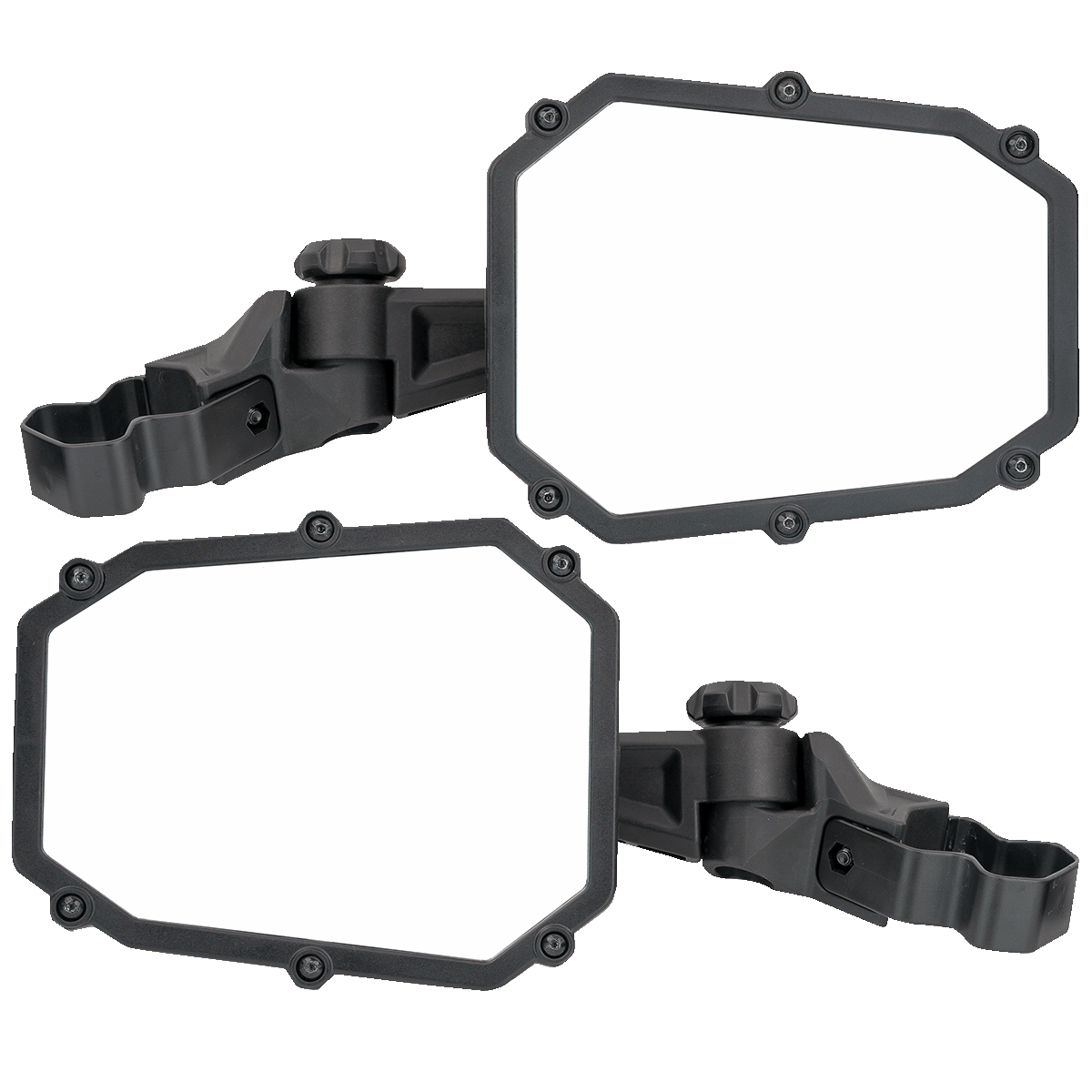 MOOSE OFFROAD Moose Offroad Elite Side View Mirror - Octagon Black with Custom Clamp System MEMIRKIT - ES1CCS MEMIRKIT - ES1CCS - Moto - House MX