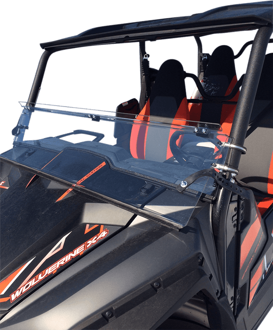 MOOSE OFFROAD Moose Offroad Full Folding Windshield for Wolverine LEMA100 - 0042 LEMA100 - 0042 - Moto - House MX