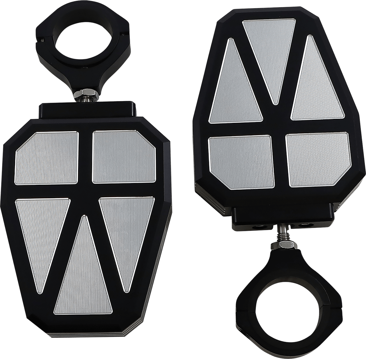 MOOSE OFFROAD MOOSE Offroad Hexagon Side View Mirror with Ball Pivot Mount - Model M60 - 7009B M60 - 7009B - Moto - House MX