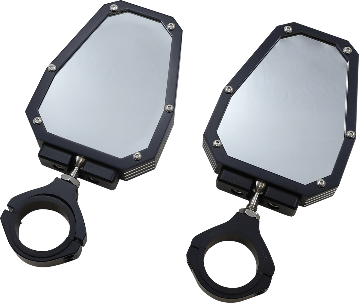 MOOSE OFFROAD MOOSE Offroad Hexagon Side View Mirror with Ball Pivot Mount - Model M60 - 7009B M60 - 7009B - Moto - House MX